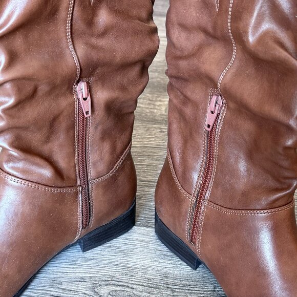 East Fifth Junction Cognac Boots - Size 6M - Brand New - Picture 5 of 10